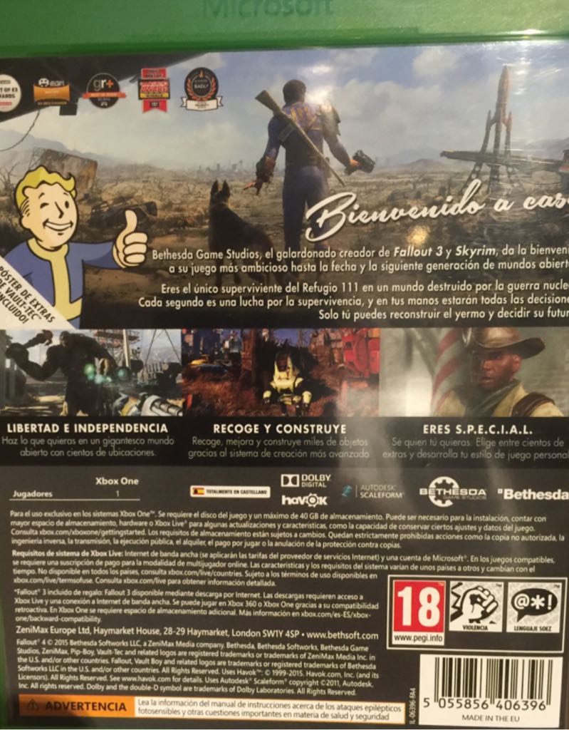 Fallout 4 - Microsoft Xbox One (Bethesda Softworks - 1) video game collectible [Barcode 5055856406396] - Main Image 2
