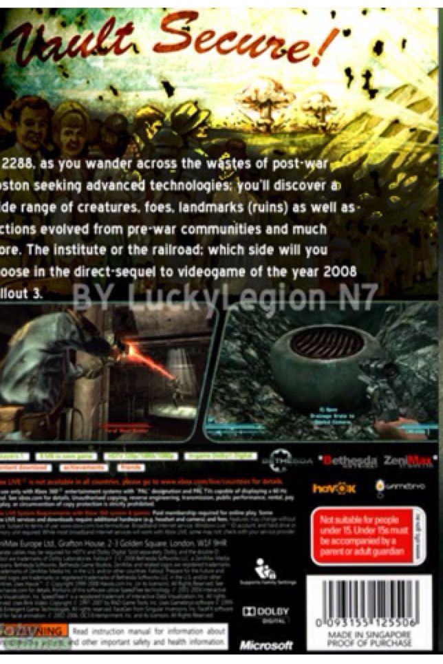 Fallout 4 - Microsoft Xbox One (Bethesda Game Studios - 1) video game collectible - Main Image 2