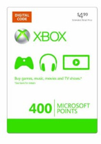 400 Microsoft Points  video game collectible - Main Image 1
