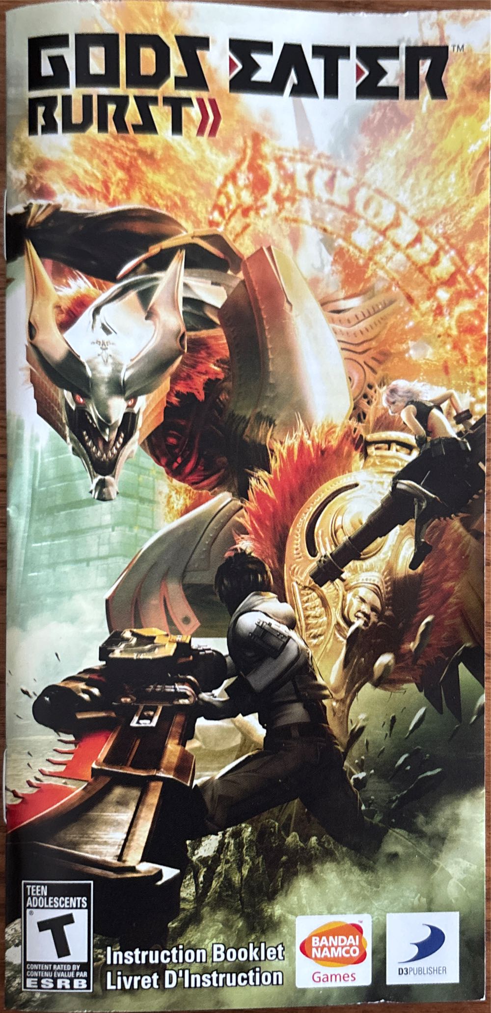 Gods Eater Burst - Sony PlayStation Portable (PSP) (D3 Publisher - 1) video game collectible [Barcode 879278110168] - Main Image 3