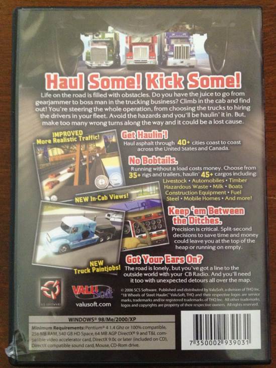18 Wheels of Steel Haulin Game PC - PC (Valu Soft - 1) video game collectible [Barcode 7350002939031] - Main Image 2