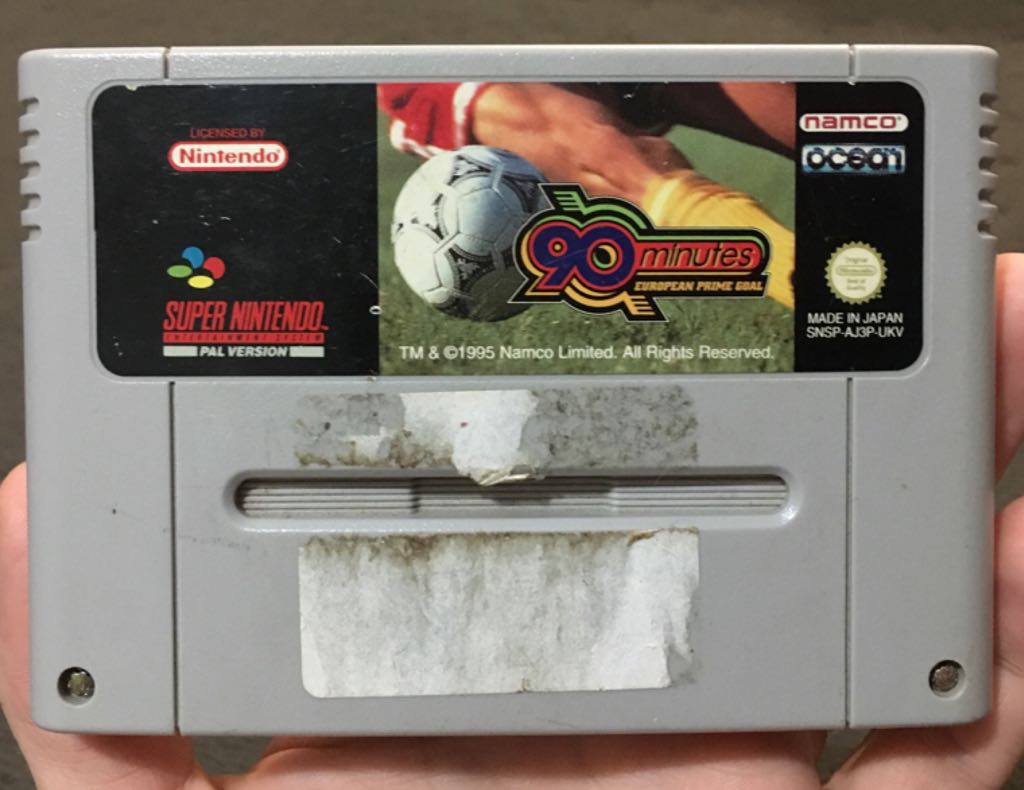 90 Minutes European Prime Goal - Nintendo Super Nintendo Entertainment System (SNES) video game collectible - Main Image 1