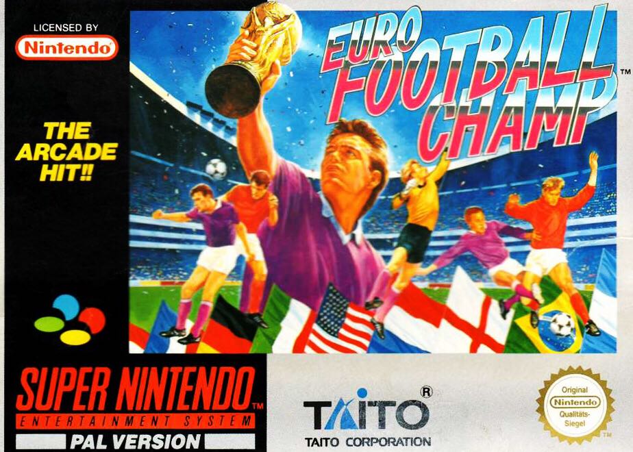 Euro Football Champ - Nintendo Super Nintendo Entertainment System (SNES) video game collectible - Main Image 1
