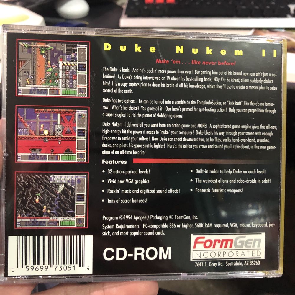 Duke Nukem II - PC (Apogee) video game collectible - Main Image 2