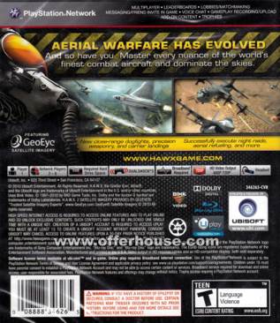 HAWX, Tom Clancy’s - Sony PlayStation 3 (PS3) (Ubisoft - 1) video game collectible [Barcode 3307211311831] - Main Image 2