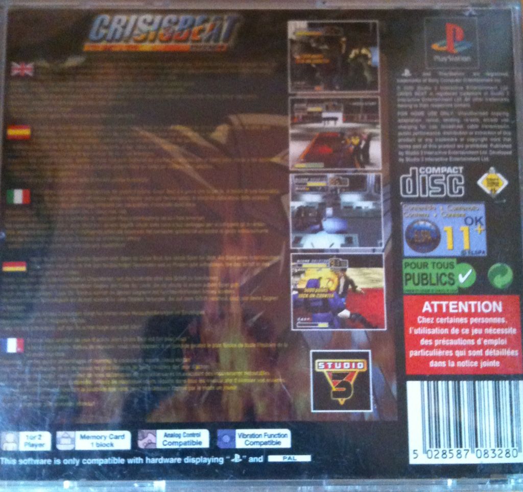 Crisisbeat - Sony PlayStation video game collectible - Main Image 2