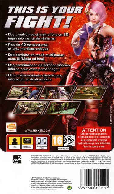 Tekken® 6 - Sony PlayStation Portable (PSP) video game collectible - Main Image 2