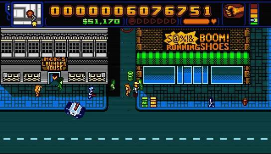 Retro City Rampage™ - Sony PlayStation Vita (PS Vita) video game collectible - Main Image 2