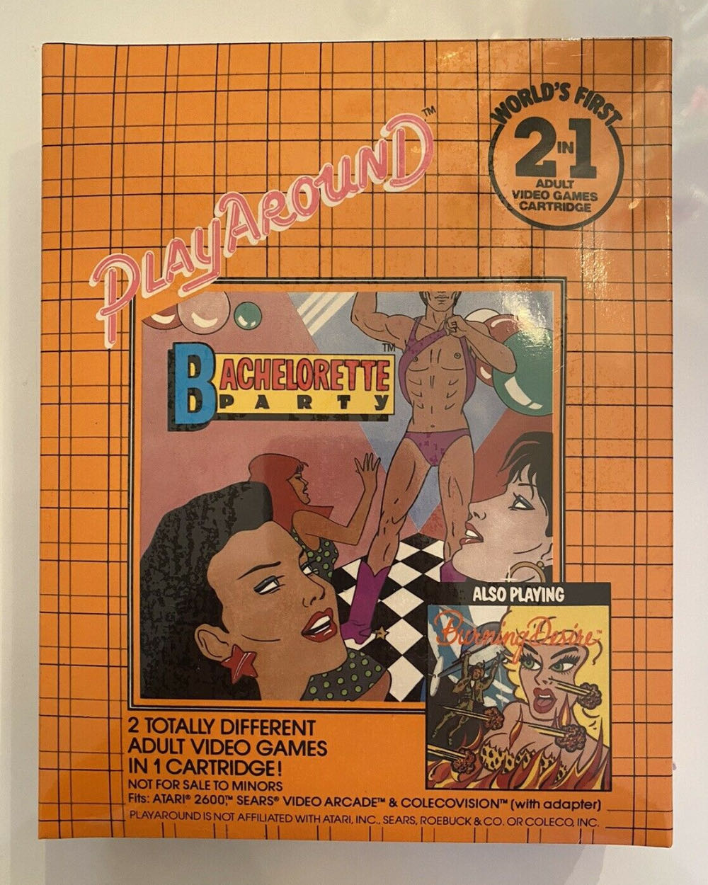 Burning Desire/ Bachelorette Party - Atari 2600 (Playaround) video game collectible - Main Image 2