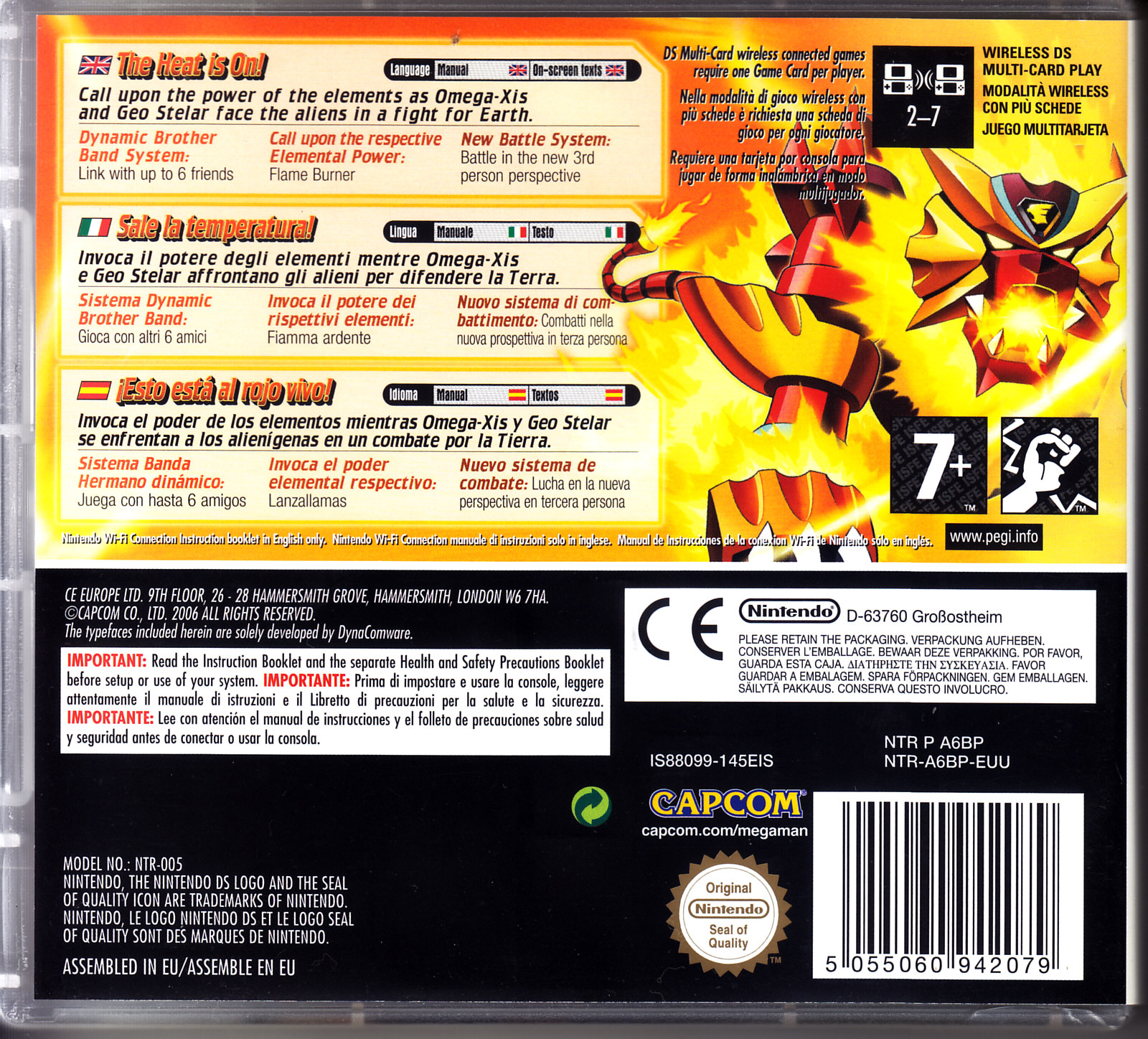 Mega Man Star Force: Leo - Nintendo DS (Capcom - Single-Player) video game collectible [Barcode 5055060942079] - Main Image 2