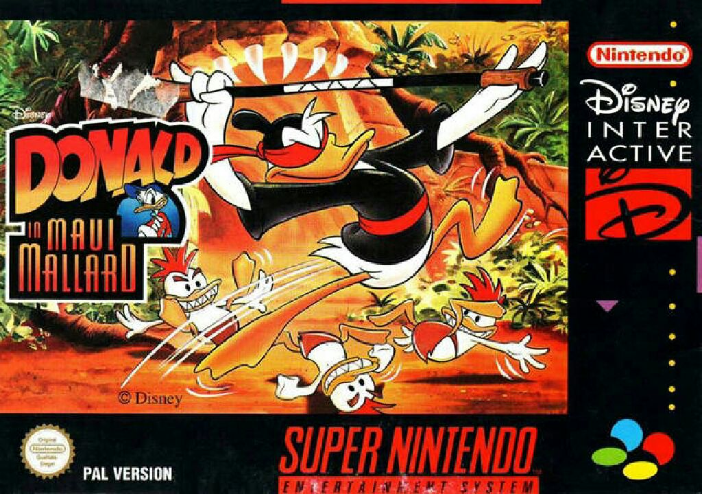 Disney’s Donald In Maui Mallard - Nintendo Super Nintendo Entertainment System (SNES) video game collectible - Main Image 1
