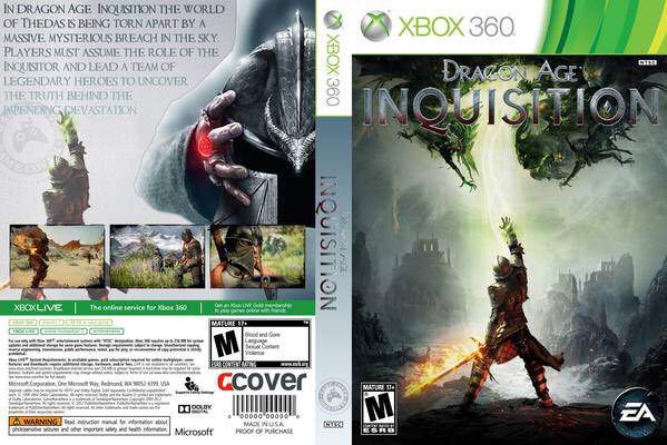 Dragon Age Inquisition - Microsoft Xbox 360 (EA/Bioware - 1-4) video game collectible [Barcode 5030936111148] - Main Image 2