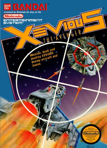 Xevious The Avenger - Nintendo Entertainment System (NES) video game collectible - Main Image 1