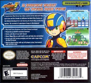 Megaman Battle Network 5: Double Team DS - Nintendo DS (Capcom - 8) video game collectible [Barcode 013388320035] - Main Image 2