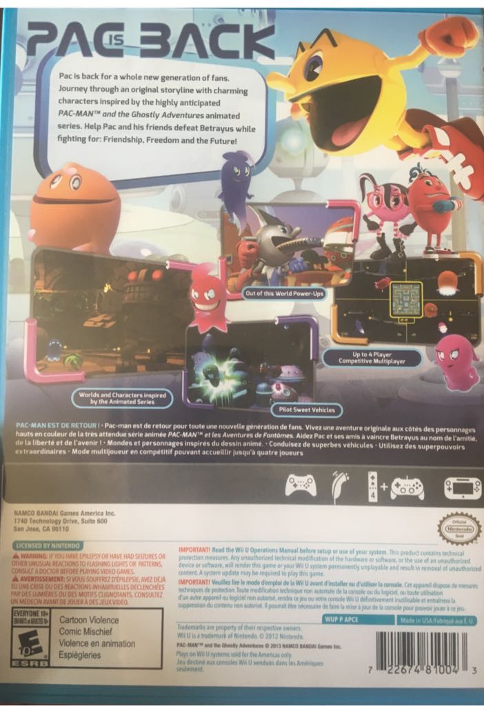 Pacman And The Ghostly Adventures - Nintendo Wii U video game collectible - Main Image 2
