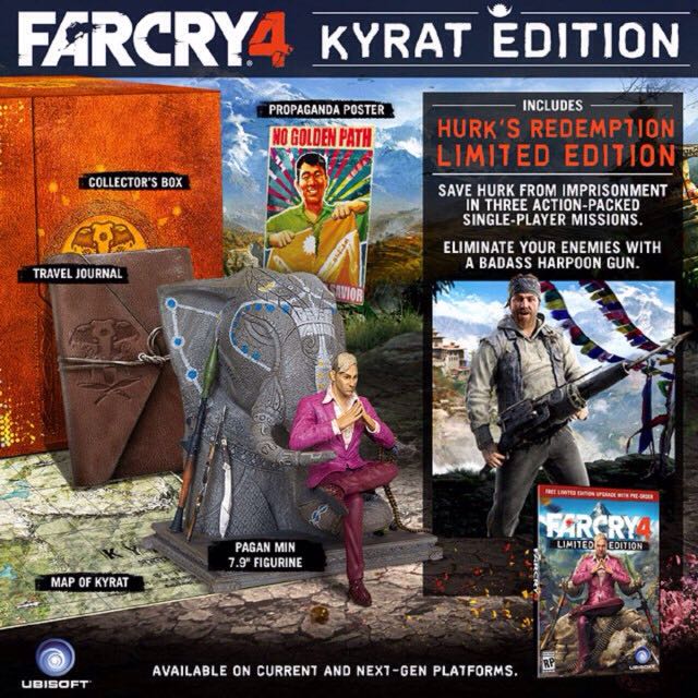 Far Cry 4 (Gold Edition) - Sony PlayStation 4 (PS4) (Ubisoft - 1) video game collectible [Barcode 3307215790526] - Main Image 2
