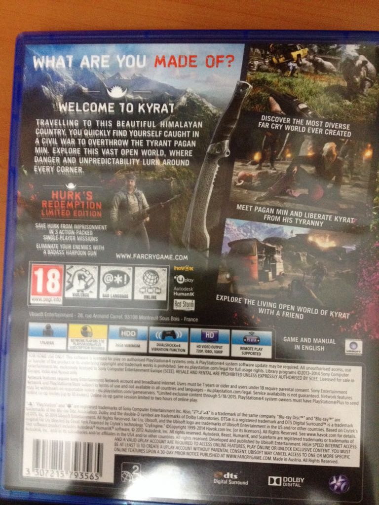 Far Cry 4 - Sony PlayStation 4 (PS4) (Ubisoft Montreal) video game collectible - Main Image 2