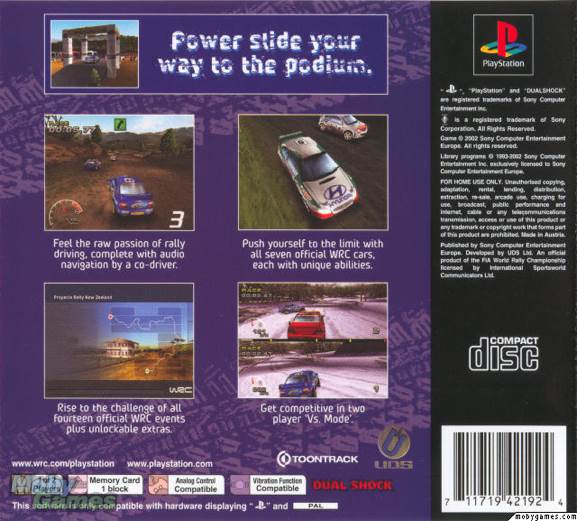 Wrc Fia World Rally Championship Arcade - Sony PlayStation video game collectible - Main Image 2