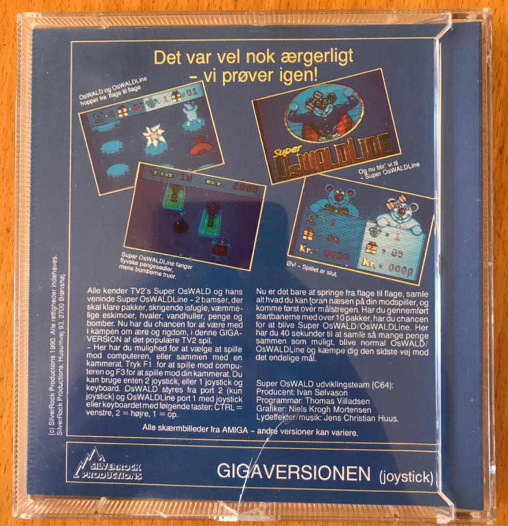Super Oswald - Commodore 64 (Silverrock) video game collectible - Main Image 2