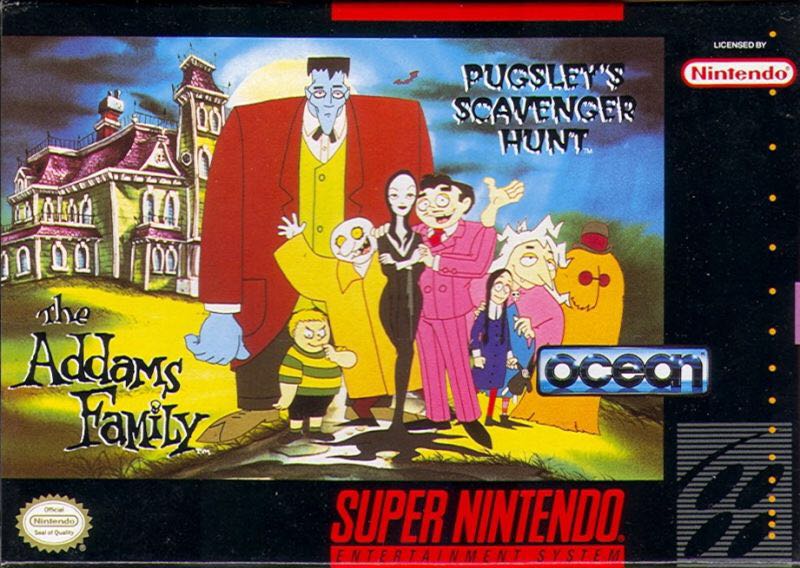Pugsley’s Scavenger Hunt UKV (Endast Kassett) - Nintendo Super Nintendo Entertainment System (SNES) video game collectible - Main Image 1