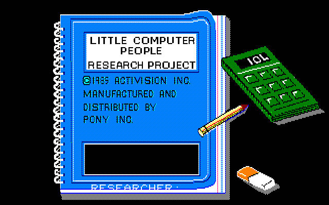 Little Computer People - Commodore 64 (Activision) video game collectible [Barcode 047875441262] - Main Image 3