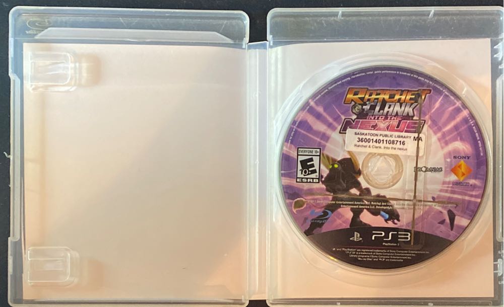 Ratchet & Clank: Into the Nexus - Sony PlayStation 3 (PS3) (Sony Computer Entertainment America LLC. - 1) video game collectible [Barcode 711719992455] - Main Image 3