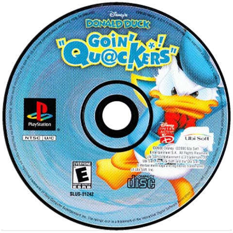 Disney’s Donald Duck Goin’ Quackers - Sony PlayStation (Disney - 1) video game collectible [Barcode 008888310167] - Main Image 3