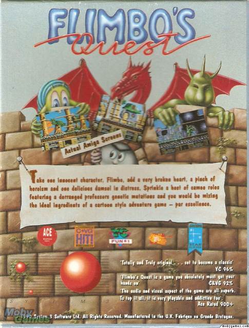 Flimbo’s Quest - Commodore 64 video game collectible - Main Image 2