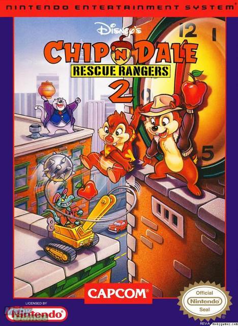 Disney’s Chip ’n Dale: Rescue Rangers 2 - Nintendo Entertainment System (NES) video game collectible - Main Image 1
