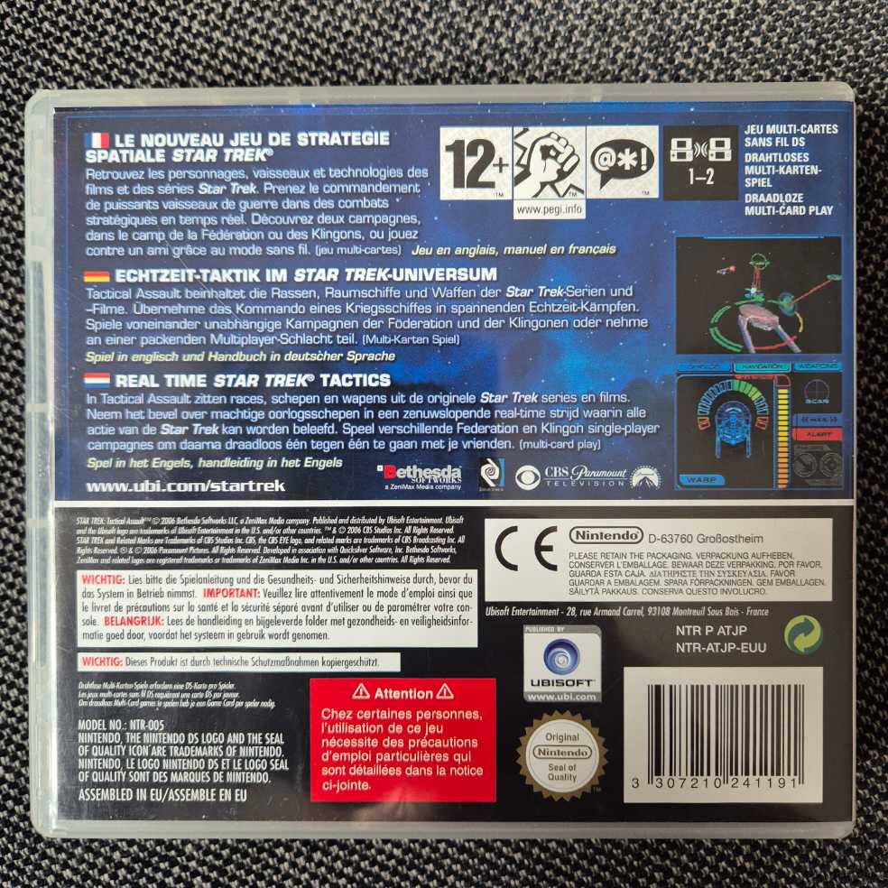 Star Trek : Tactical Assault - Nintendo DS video game collectible [Barcode 3307210241191] - Main Image 2