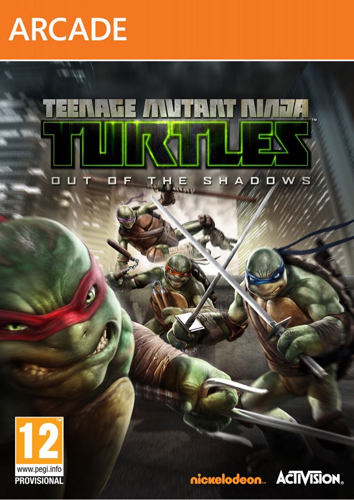 TMNT: Out of the Shadows - Microsoft Xbox 360 video game collectible - Main Image 1