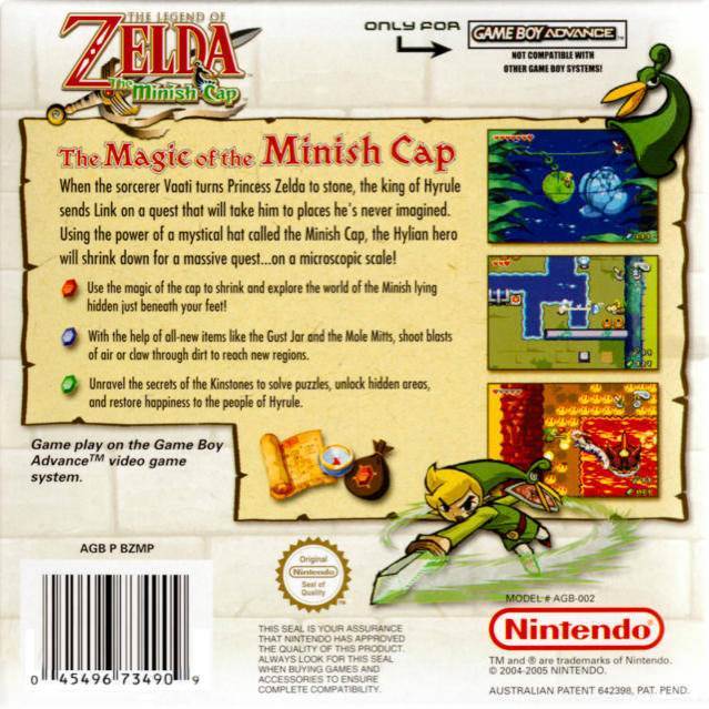 Zelda: The Minish Cap - Nintendo Game Boy Advance (GBA) (Nintendo - 1) video game collectible - Main Image 2