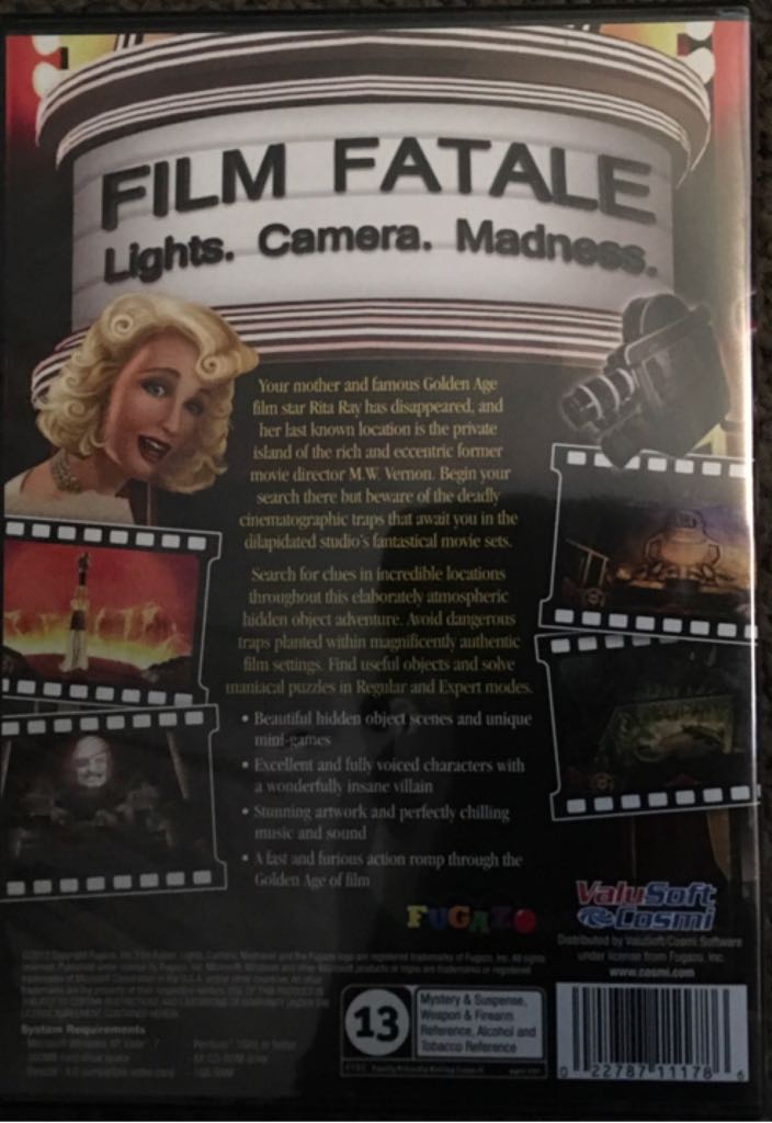 Film Fatale - PC video game collectible [Barcode 022787111786] - Main Image 2