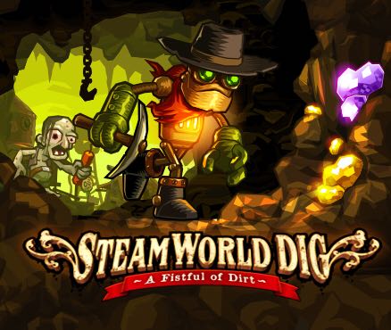 Steamworld Dig - Nintendo 3DS video game collectible - Main Image 1