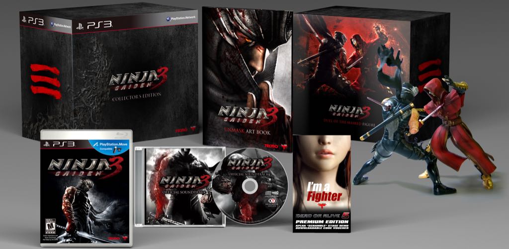 Ninja Gaiden Sigma 3: Collector’s Edition - Sony PlayStation 3 (PS3) (Tecmo - 1) video game collectible [Barcode 5060073308972] - Main Image 2