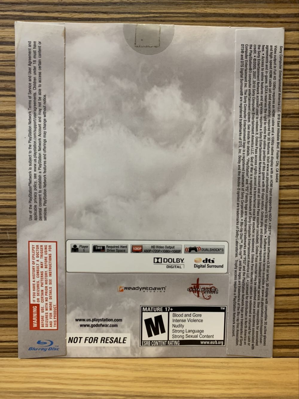 God Of War Collections - Sony PlayStation 3 (PS3) video game collectible - Main Image 2