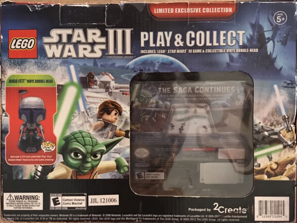 Lego Star Wars III: The Clonewars Limited Exclusive Collection - Nintendo DS (LucasArts - 1) video game collectible [Barcode 814349014945] - Main Image 2