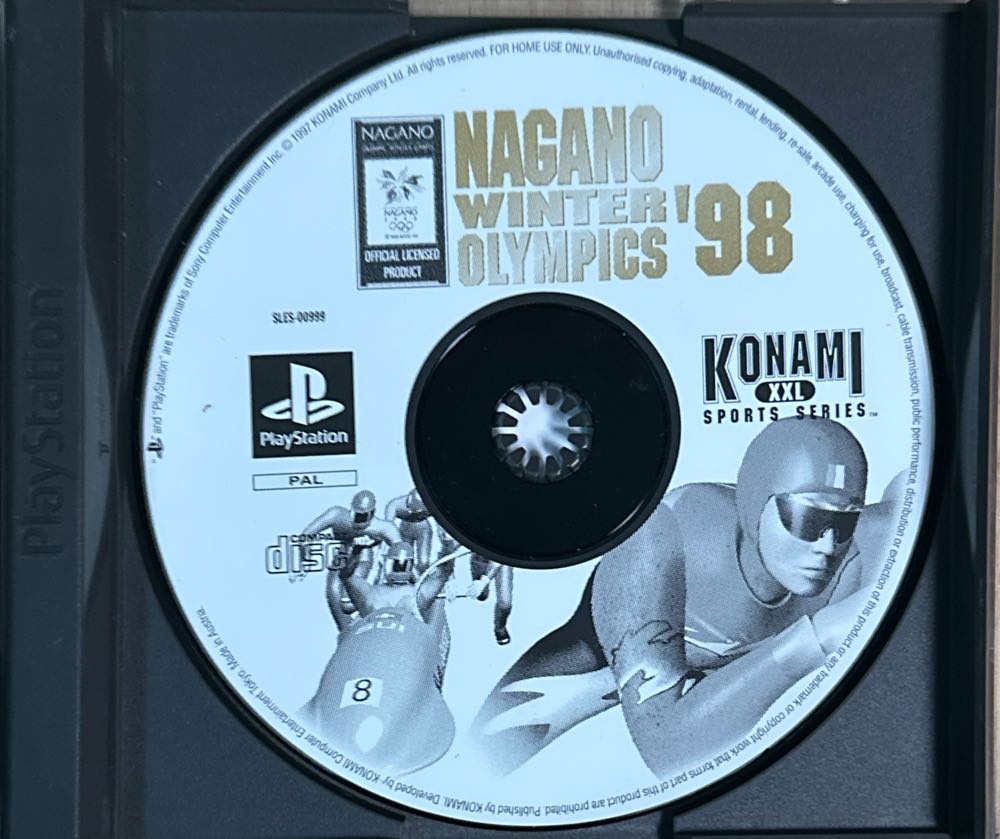 PS1 / Nagano Winter Olympics ’98 - Sony PlayStation (Konami - 1-4) video game collectible [Barcode 4988602414042] - Main Image 3
