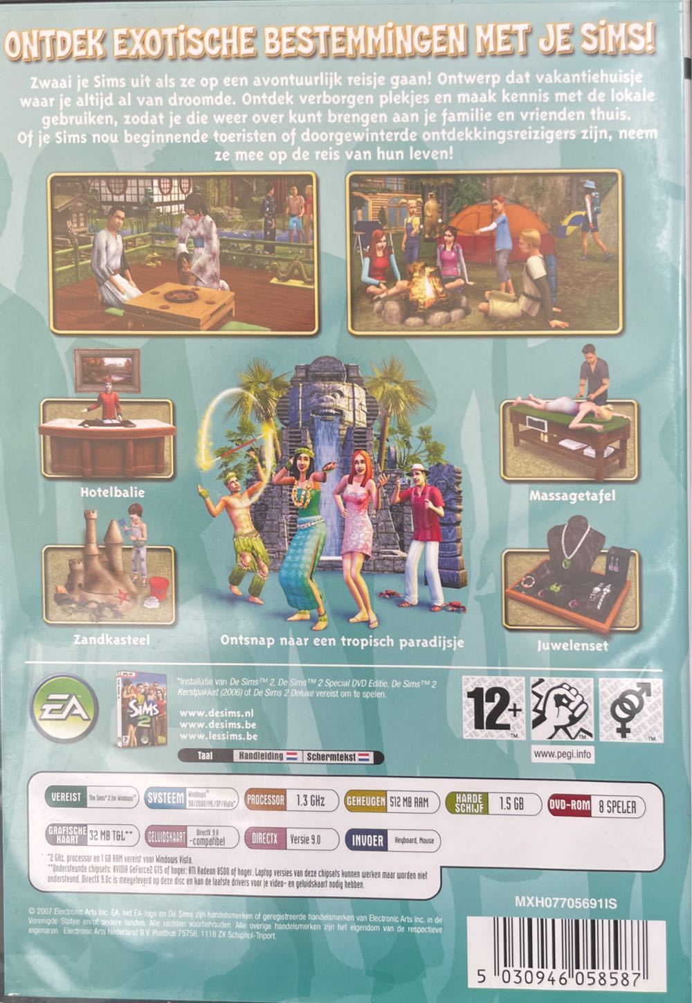 De Sims 2 - Op Reis - PC (Electronic Arts) video game collectible [Barcode 5030946058587] - Main Image 2