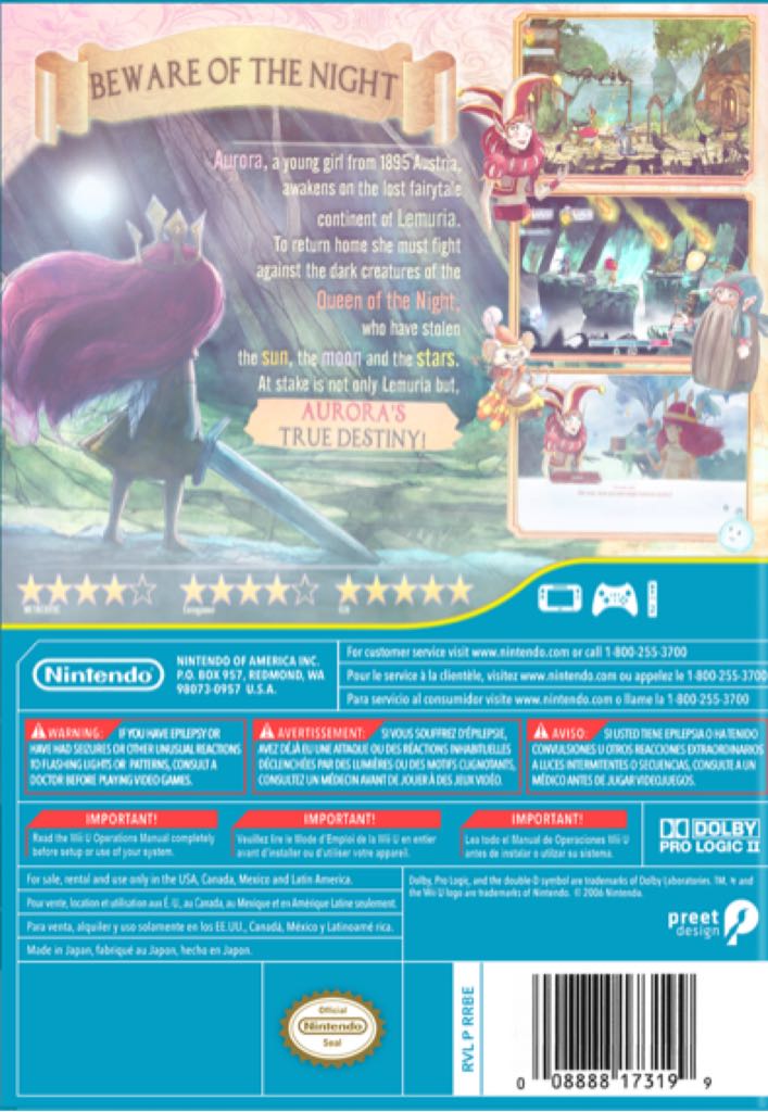 Child Of Light - Nintendo Wii U (Bethesda Softworks Ubisoft) video game collectible - Main Image 2