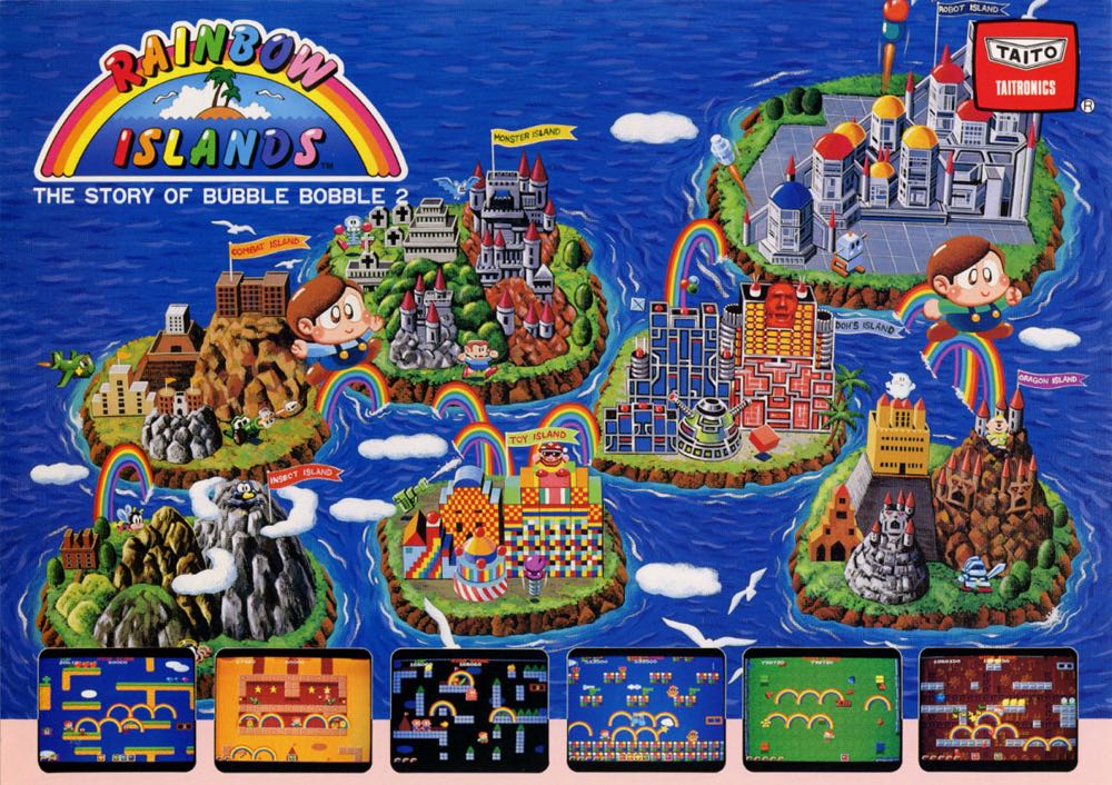 Rainbow Island - Commodore Amiga (Ocean Software) video game collectible - Main Image 4