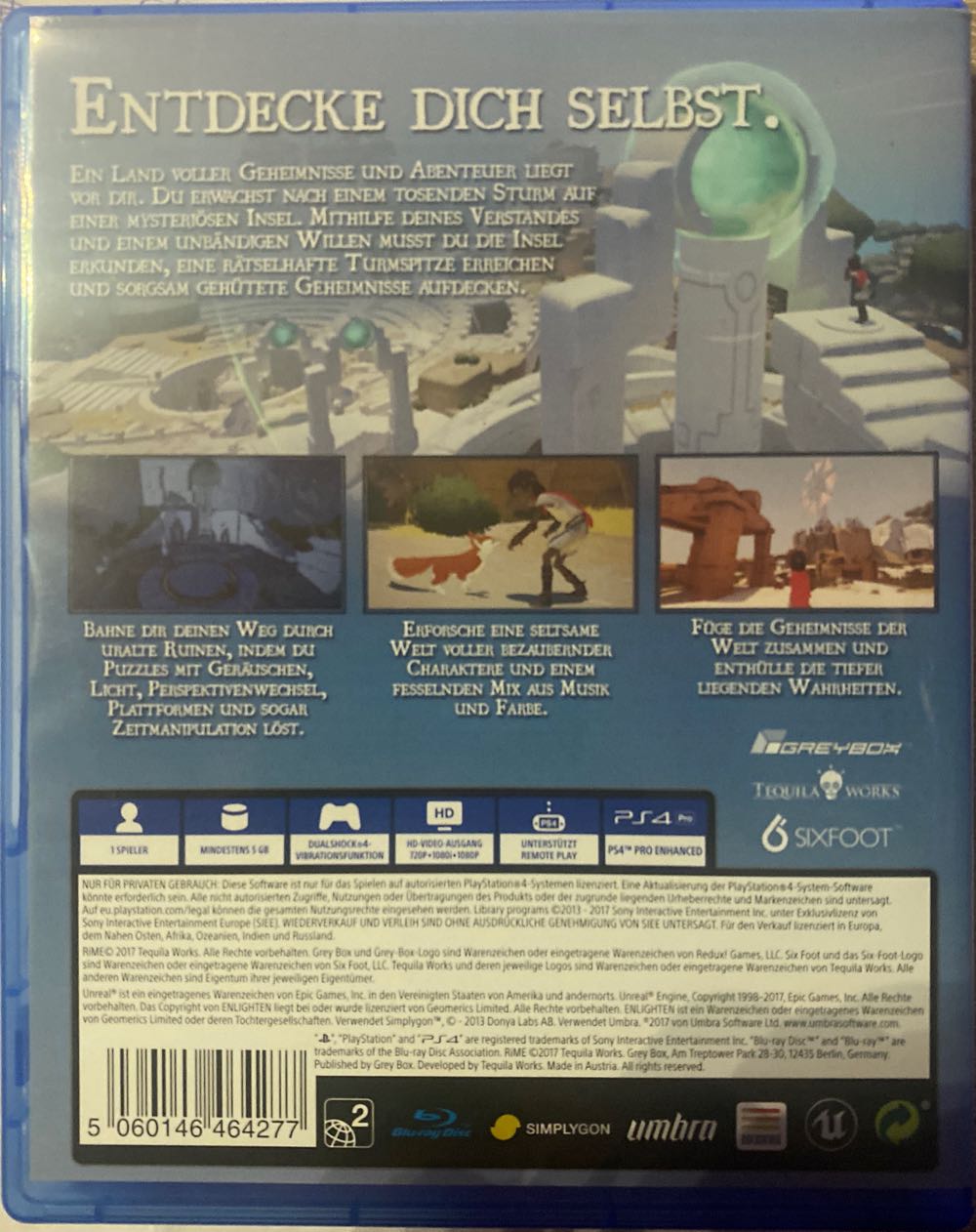 Rime - Sony PlayStation 4 (PS4) (Grey Box - 1) video game collectible [Barcode 5060146464277] - Main Image 3