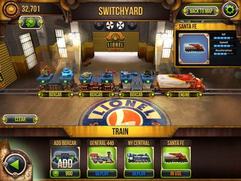 Lionel Battle Train - Apple iOS video game collectible - Main Image 2