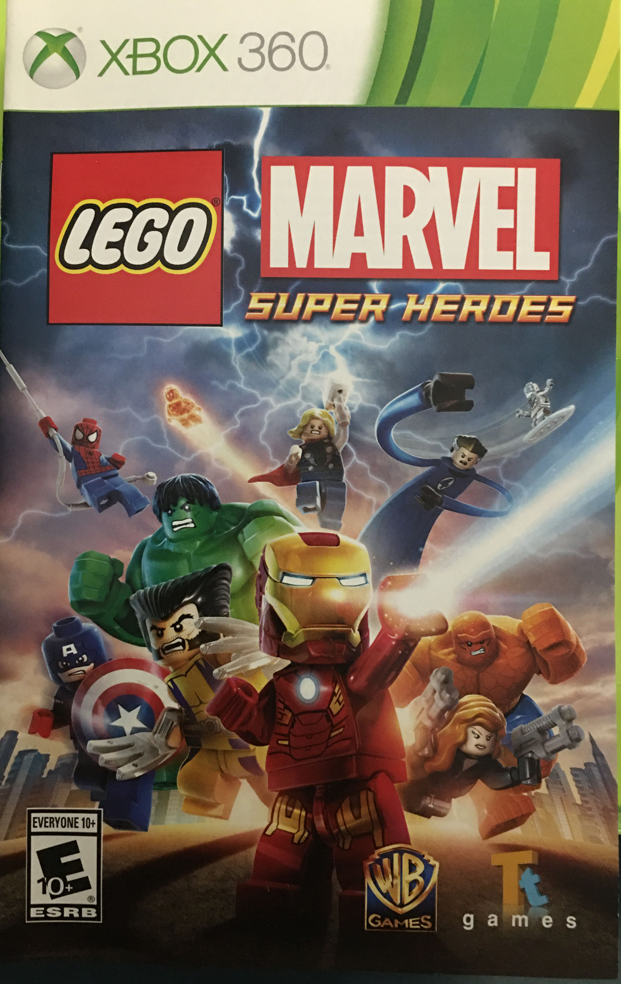 LEGO Marvel Super Heroes - Microsoft Xbox 360 (WB Games - 2) video game collectible [Barcode 883929319701] - Main Image 3