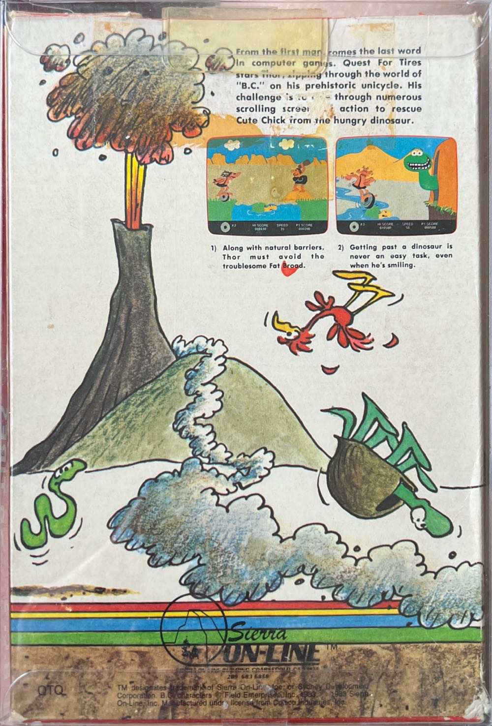 Bc’s Quest For Tires - Colecovision video game collectible - Main Image 2