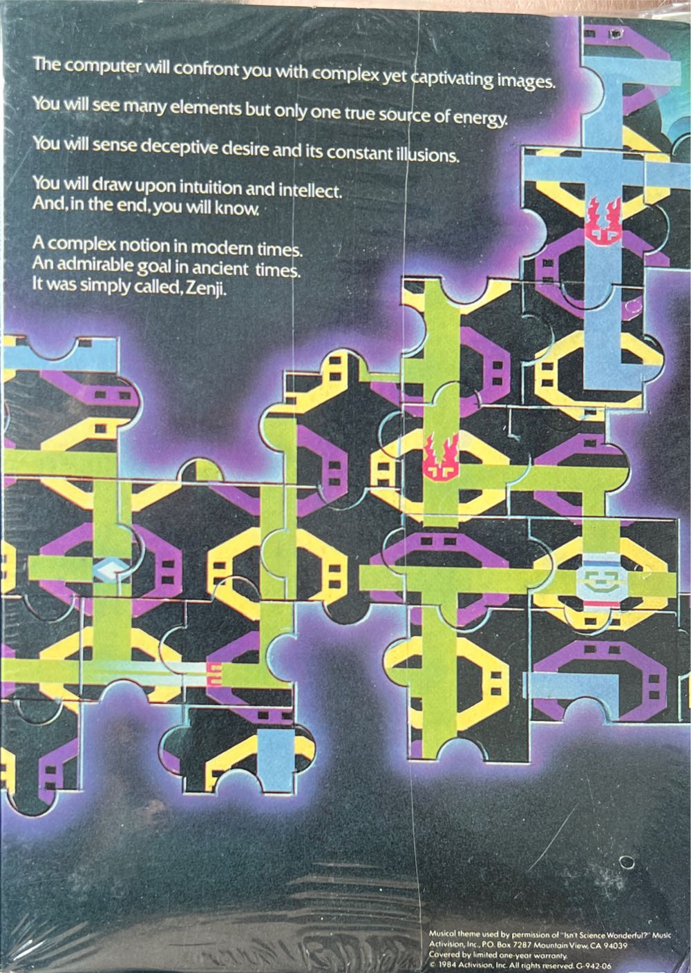 Zenji - Colecovision (Activision) video game collectible - Main Image 2