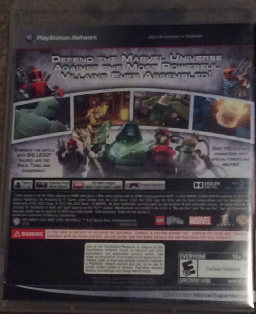 LEGO Marvel Super Heroes - Sony PlayStation 3 (PS3) (WB Games - 1-2) video game collectible - Main Image 2