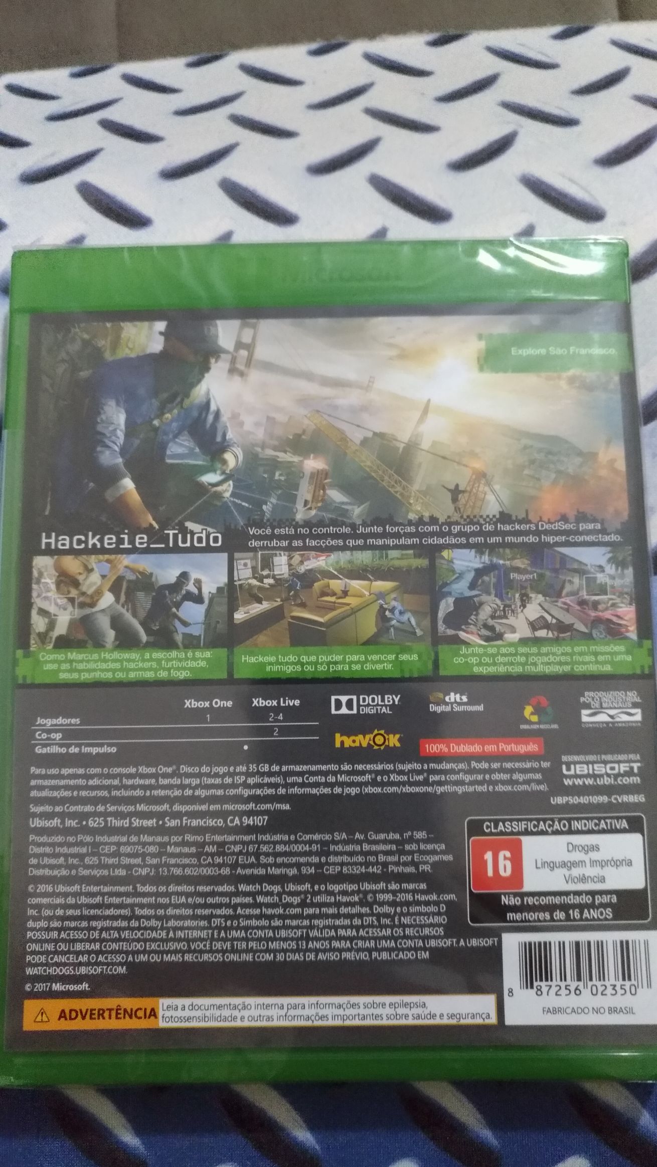 Watch Dogs 2 - Microsoft Xbox One (Ubisoft - 1) video game collectible [Barcode 887256022792] - Main Image 2