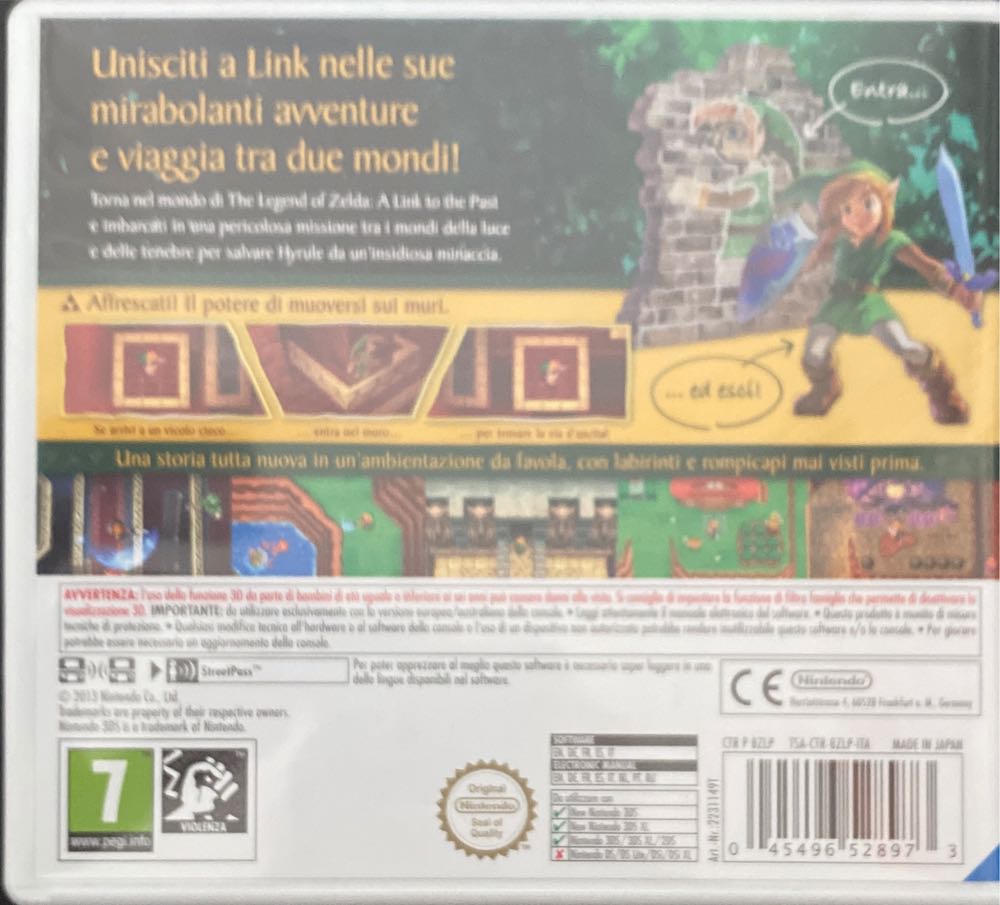 The Legend Of Zelda: A Link Between Worlds - Nintendo 3DS (Nintendo - 1) video game collectible [Barcode 045496528973] - Main Image 2