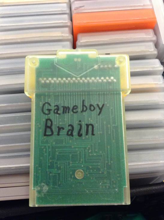 Gameboy Brain - Nintendo Game Boy video game collectible - Main Image 2